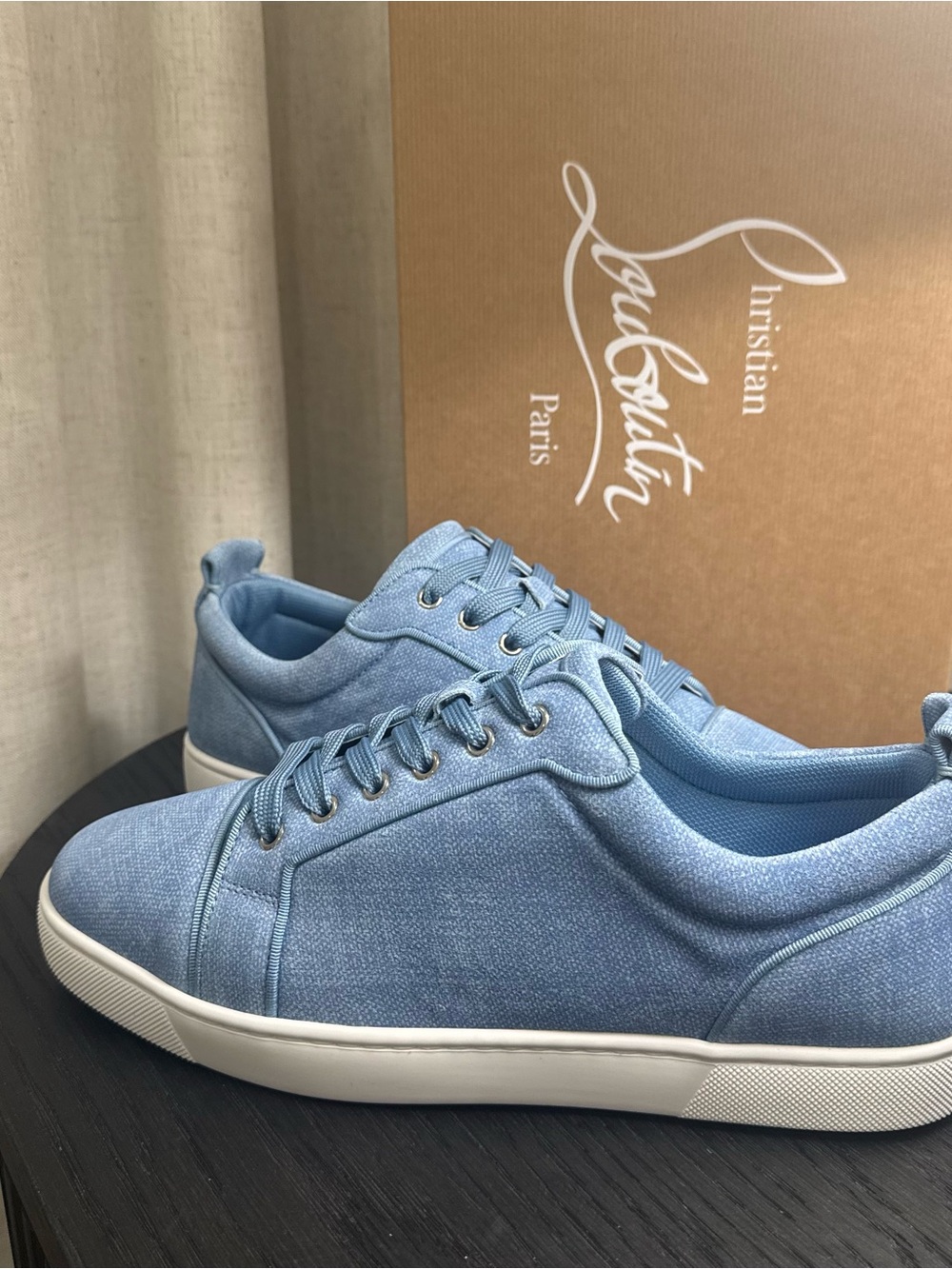 Christian Louboutin Louis Junior Orlato Sneakers Crosta Blue - Picture 4 of 8